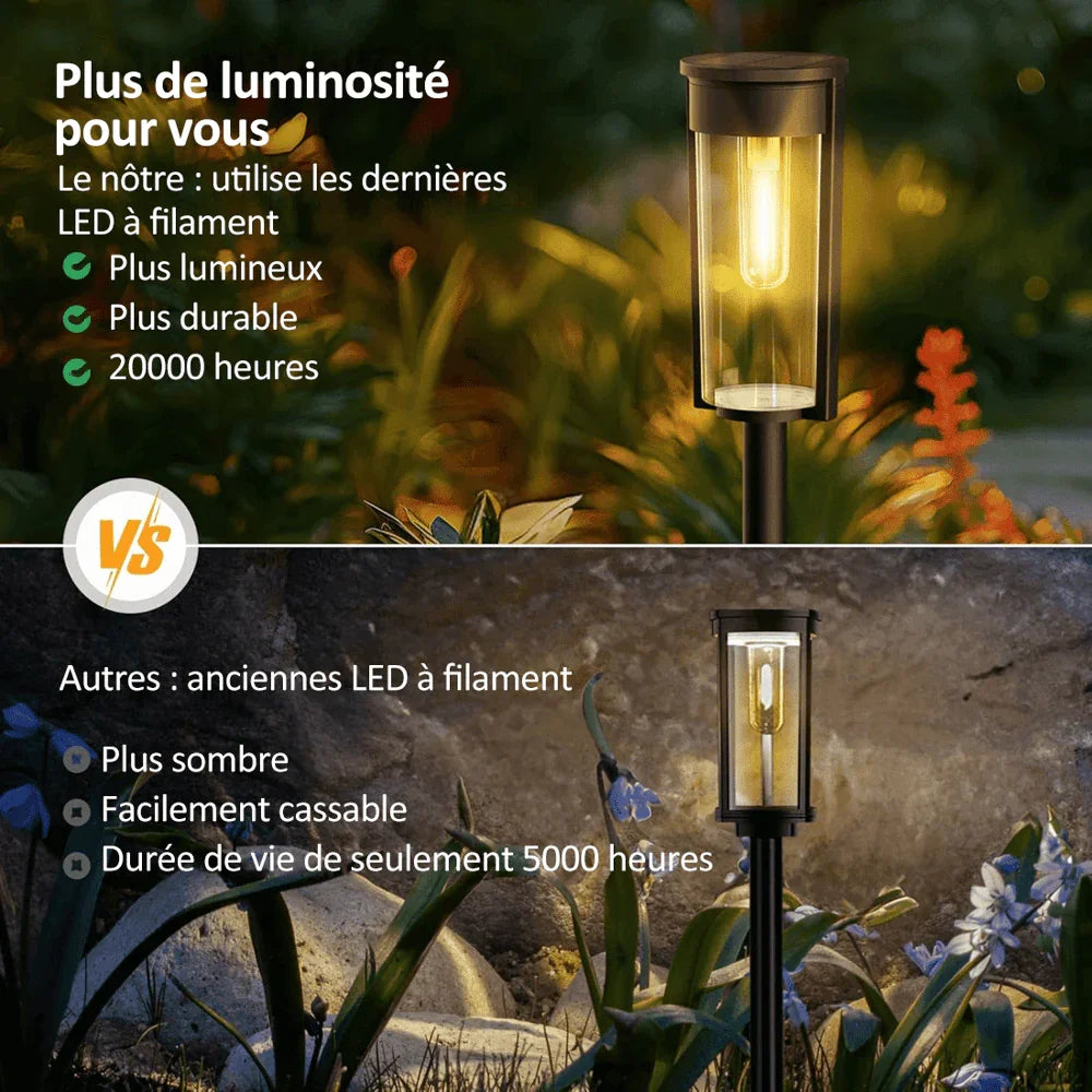 🔥 Vente Flash 49% de Réduction ✨ Lampes Solaires de Cheminement