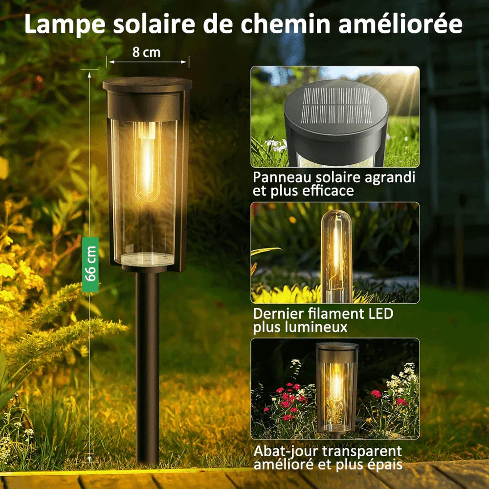 🔥 Vente Flash 49% de Réduction ✨ Lampes Solaires de Cheminement