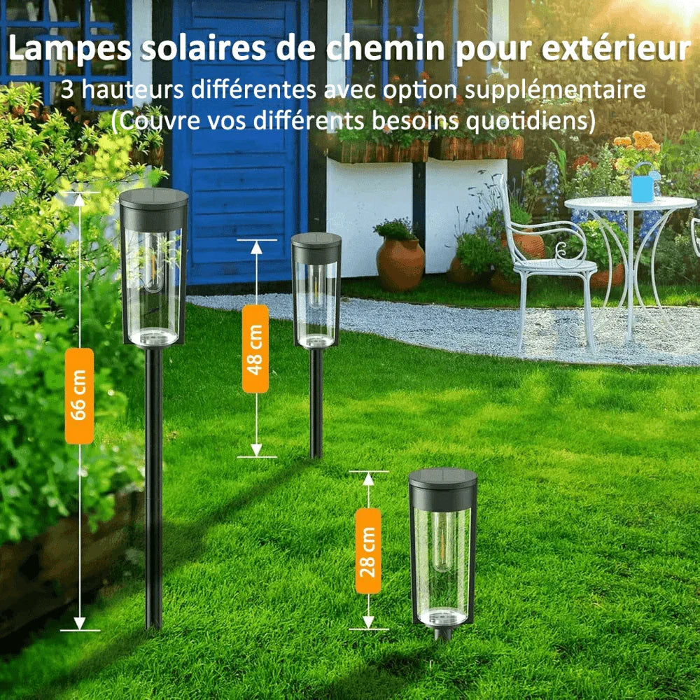 🔥 Vente Flash 49% de Réduction ✨ Lampes Solaires de Cheminement