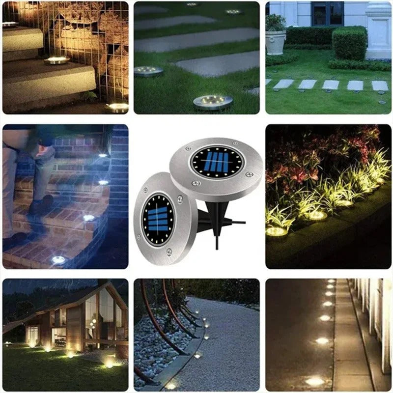Lampes de jardin à LED à charge solaire