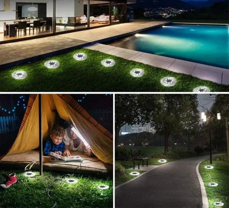 Lampes de jardin à LED à charge solaire